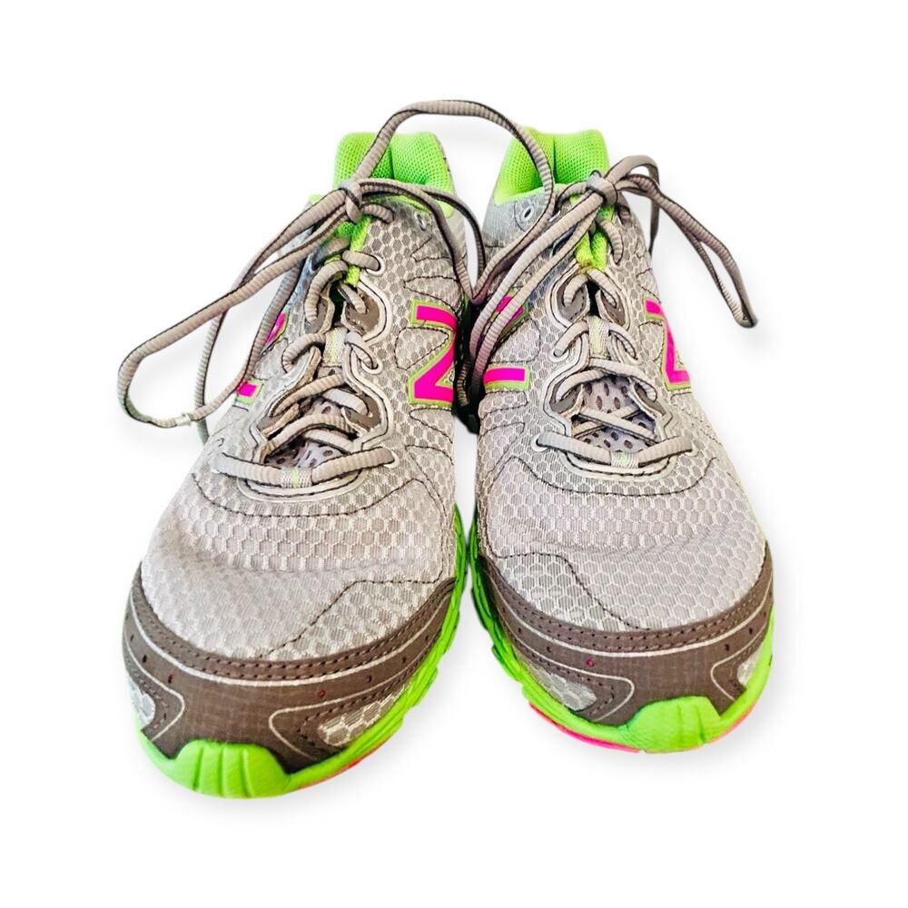 New Balance 590 V2 Running Shoes - Silver/Lime/Pink - Women’s 11‎